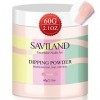 Saviland 60g Poudre à Tremper Nudes - 2.1oz Grande Bouteille Poudre à Tremper les Ongles French Nail Art Starter Manucure, Re