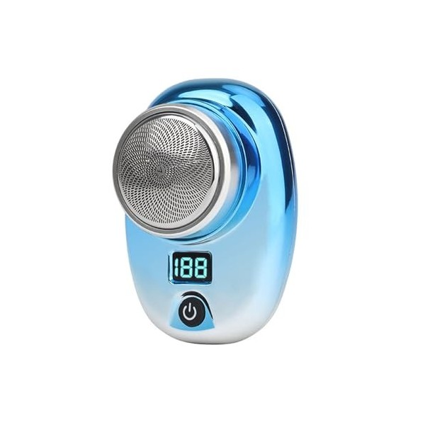 Mini rasoir de voyage portable pour homme, petit rasoir électrique de poche adapté pour la maison, la voiture et les voyages