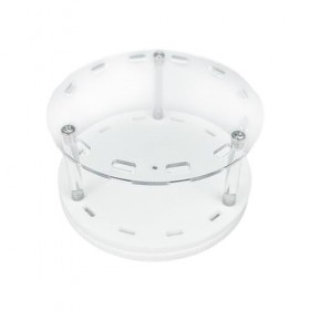 Folpus Support de stockage doutils dextension de cils en acrylique, présentoir rotatif pour pincettes, organisateur de pinc