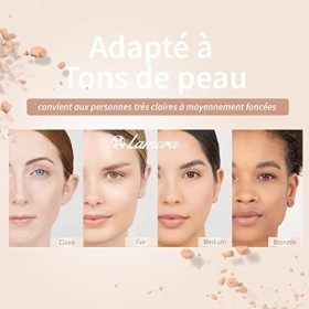 Palette Contouring Maquillage Poudre Contour Kit - Avec Miroir Pour Peau Claire À Moyennement Foncée - 4 Couleurs Mates Haute