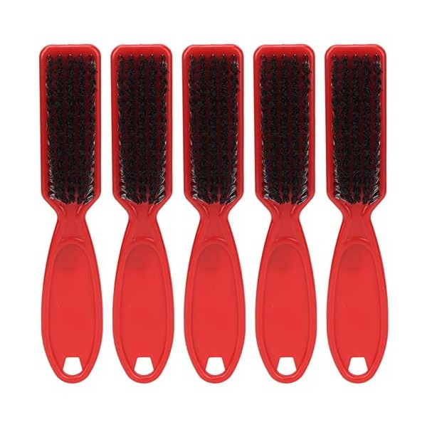 Brosse à Barbe, 5 Pièces Brosse à Barbe élastique de Dureté Modérée pour Hommes Brosse à Barbe à Poils en Nylon Pratique et S