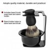 Blaireau de Rasage, Support de Bol de Brosse Professionnel, Outil de Rasage de Moustache avec Cheveux Doux, Pratique pour le 