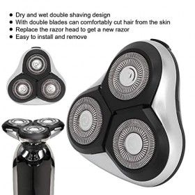 3 Lames De Rechange Pour Tête, Tête De Rasage électrique De Remplacement, Tête à Double Anneaux De Rasage, Accessoires De Ras