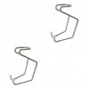 minkissy Lot de 2 supports de rasoir manuels de sécurité - Double support de rasoir - Support droit pour rasoir - Support pou