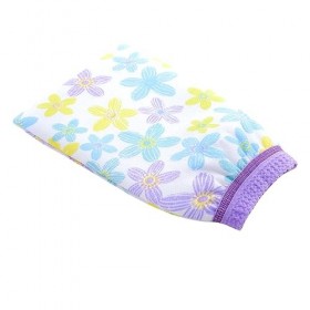 Beaupretty 2 Pièces Gants Violets Éponge De Bain Douche Loufah Éponge Serviette De Douche Gants De Bain Serviette De Bain Gan