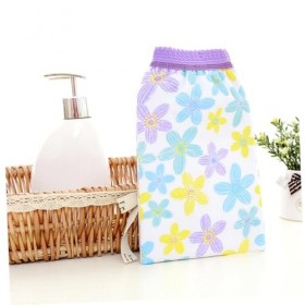 Beaupretty 2 Pièces Gants Violets Éponge De Bain Douche Loufah Éponge Serviette De Douche Gants De Bain Serviette De Bain Gan