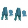 4 Pièces Gants De Serviette De Bain Serviettes De Spa Pour Le Corps Serviettes Propres Pour Le Visage Gants De Gommage Du Cor