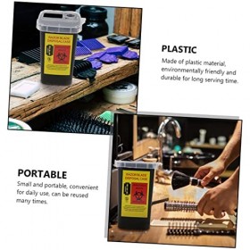 POPETPOP 2Pcs Boîtes Boîte De Rangement De Lame Lames De Rasoir De Barbier Stockage De Lame De Rasoir Banque De Rasoir Conten