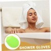 FRCOLOR Gants de bain en silicone pour la douche - Gant exfoliant pour le corps - Gant exfoliant pour le corps - Gant de mass