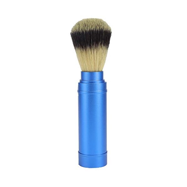 Blaireau De Rasage, Blaireau Moussant, Doux Et Respectueux de la Peau, Poignées Ergonomiques, Brosse à Barbe Portable Pour un