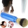 Blaireau De Rasage, Blaireau Moussant, Doux Et Respectueux de la Peau, Poignées Ergonomiques, Brosse à Barbe Portable Pour un