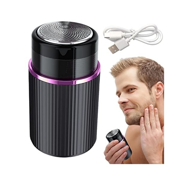 Rasoir électrique - Rasoir électrique portable - Rasoir électrique Mini rasoir Rechargeable USB rasoir Portable utilisation h