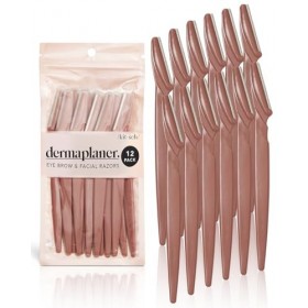 Kitsch Outil de dermaplaning – Rasoir visage pour femme,Rasoir à sourcils et rasoirs pour le visage pour femme,Rasoir Dermapl