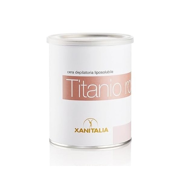 Cire Jetable Liposoluble Titanium Rose Pot 800ml - Zones Sensibles