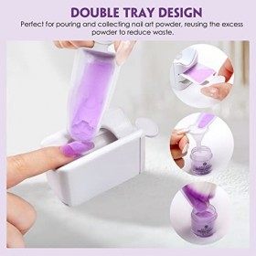 Saviland Lot de 7 outils de démarrage pour poudre de trempage - Outils de poudre de trempage pour poudre de trempage - Kit de