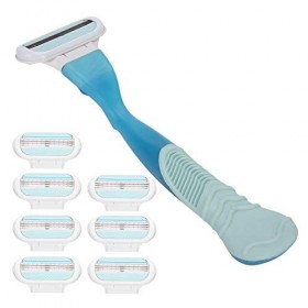 Rasoir manuel pour les cheveux du corps du rasoir ABS, rasoir ergonomique pour femmes, pour les poils du corps