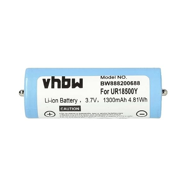 vhbw Batterie Compatible avec Braun Series 9 9040s Wet & Dry, 9075cc, 9090cc, 9095cc Rasoir Tondeuse à Cheveux 1300mAh, 3.7V