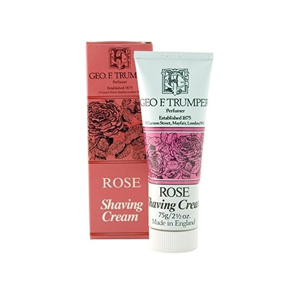 Geo F Trumper Shave Cream - Rose 75gm Tube