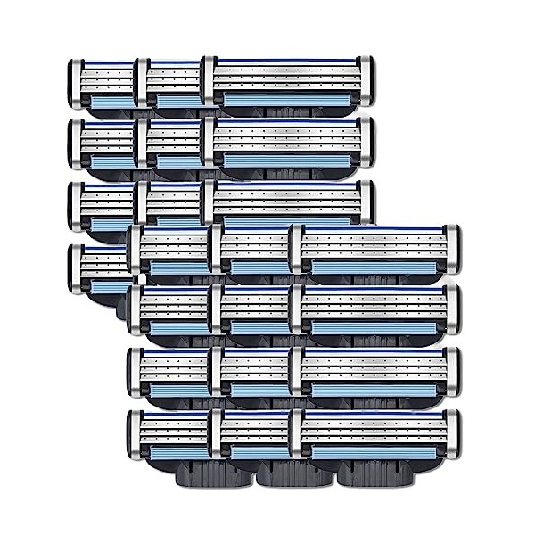 Lame Rasoir Pour Gillette Mach 3, Moderniser Recharges De Lames De Rasoir Pour Homme, 3 Lames Rasoir Pour Homme, Convient Pou
