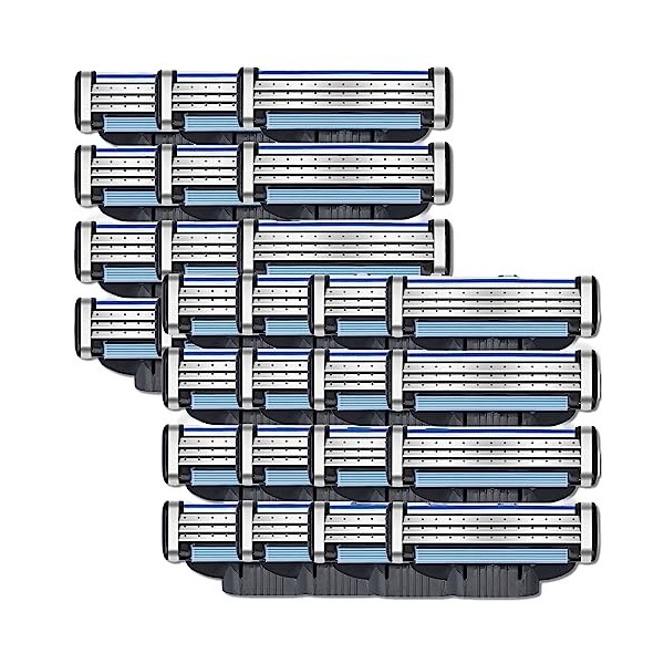 Lame Rasoir Pour Gillette Mach 3, Moderniser Recharges De Lames De Rasoir Pour Homme, 3 Lames Rasoir Pour Homme, Convient Pou