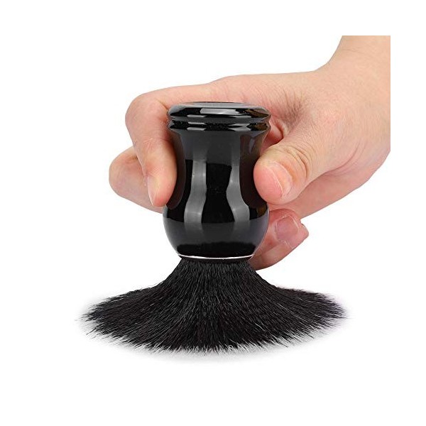 Longzhou Kit de Brosse de Rasage 3 en 1 Brosse de Rasage de Cheveux + Support ee Rasage de Barbe + Outil de Nettoyage ee Rasa