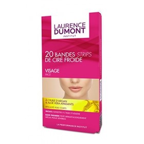 Laurence Dumont 20 + 4 Bandes de cire froide strips pour visage Lot de 2