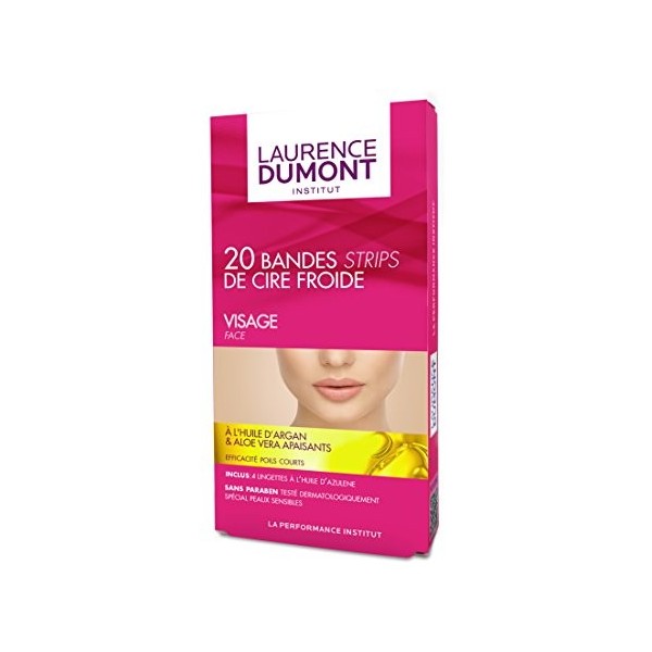 Laurence Dumont 20 + 4 Bandes de cire froide strips pour visage Lot de 2