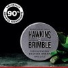 Hawkins & Brimble Crème à raser 100 ml – Savon à barbe pour homme – Bonne mousse | Parfum léger et agréable Crème à raser 