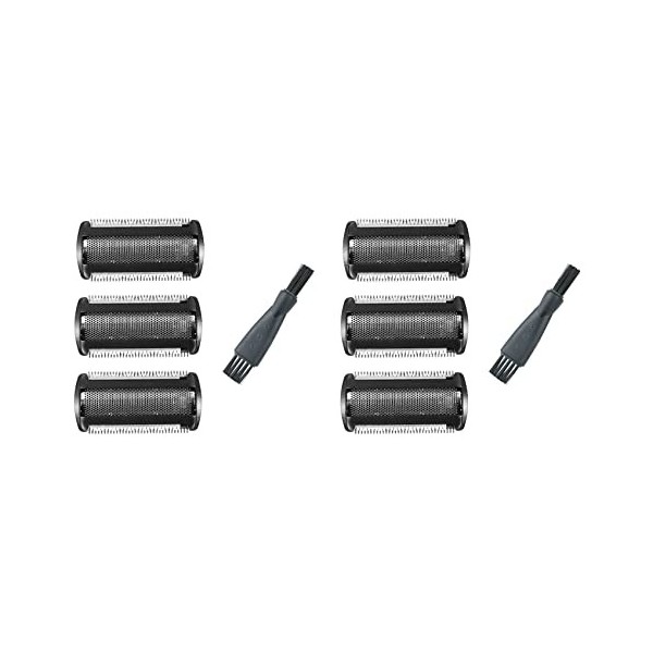 Lot de 6 Tondeuses de Rechange pour Tête de Rasoir Bodygroom 2024-2040 S11 YSS2 YSS3 Series avec Brosse