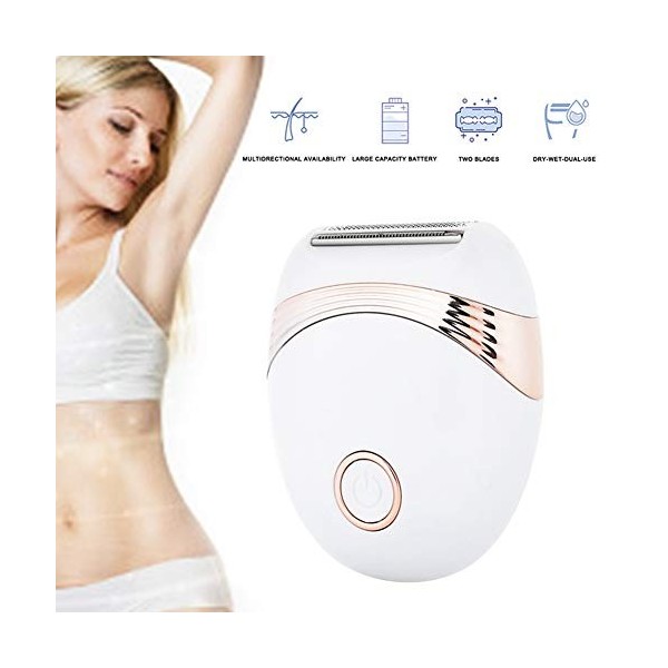 Barabesty Épilateur électrique rechargeable pour femme, corps et jambes