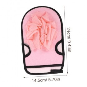 FOMIYES 3 Pièces Gants De Bain Épurateur De Baignoire Gants De Douche Gants De Bain Maille Pouf Boule De Douche Maille Machin