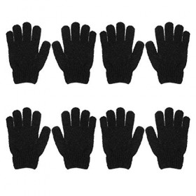 FOMIYES 4 Paires De Gants De Gommage Du Épurateur De Bain Pour Le Corps Mitaines Visage Éponge Gants De Bain Éponges De Bain 