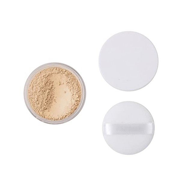 Poudre Banana peau Noir, Banana Poudre Fond de Teint Banana Powder Blanchiment Concealer Contrôle du pétrole de longue durée 