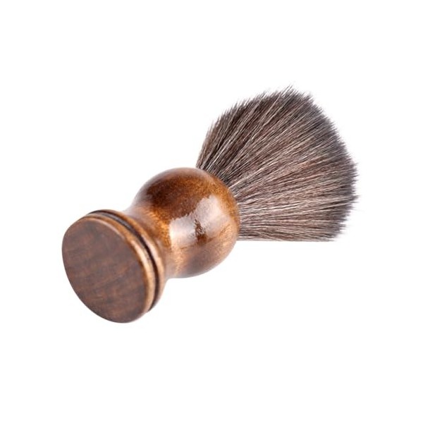 POPETPOP 1 PC Brosse À Barbe Pour Hommes Barber Cheveux Duster Brosse De Rasage Du Visage Barber Fade Brosse Barbe Rasoir Bro