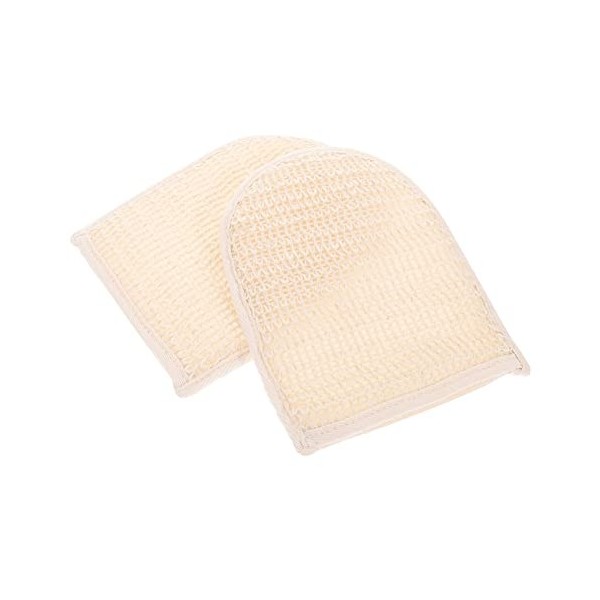 STAHAD 2 Pcs Coton Luffa Exfoliants En Nid DAbeille Gants Exfoliants De Bain Gants De Bain En Nid DAbeille Gant De Toiletta