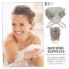 POPETPOP 2 Pièces Gants Serviette De Bain Serviettes Épurateur De Outil Exfoliant Pour Le Moufle Exfoliante Épurateur De Corp