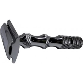 Rasoir de sécurité à double tranchant pour homme et femme - Kit de rasage réutilisable en métal - Rasoir manuel traditionnel 