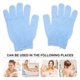 POPETPOP 10 Pièces Gants De Bain À Cinq Doigts Massage Exfoliant Corps Épurateur Éponge De Bain Pour Bébé Gant De Bronzage Au