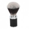 Brosse de Nettoyage de Barbe, Mousse Améliorée, Poils en Nylon Doux, Conception Ergonomique, Poignée en Alliage Daluminium, 