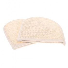 HONMEET 2 Pièces Luffa En Coton Dissolvant De Cellules Mortes De La Peau Gommage Exfoliant Pour Le Corps Exfoliants En Nid D