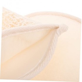 HONMEET 2 Pièces Luffa En Coton Dissolvant De Cellules Mortes De La Peau Gommage Exfoliant Pour Le Corps Exfoliants En Nid D