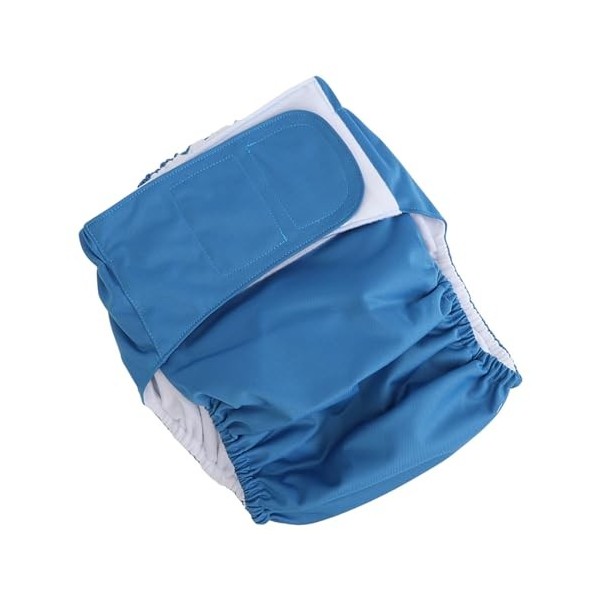 Couche-culotte pour Adultes, Sous-vêtements dincontinence en Tissu, Haute Absorption, Taille élastique, Anti-fuite, Lavable,