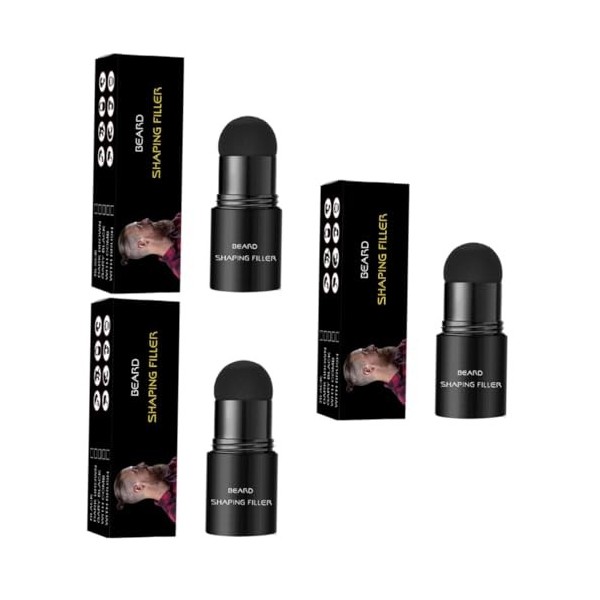 1 Ensemble Barbe Hommes Correcteur Farce Outils De Coiffure Professionnels Barbe Façonnage Barbe Façonnage Filler Mâle Barbe 