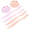 POPETPOP 4 Pièces Rasoir Pour Le Visage Rasoir Avec Couvercle De Sécurité Dissolvant De Sourcils Exfoliant Rasoirs Pour Le Vi
