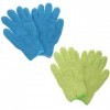 Mobestech 4 Pièces Gants en Fibre Gants De Nettoyage des Plantes Gants De Miroirs Propres Gants DÉpoussetage Automatique Mit