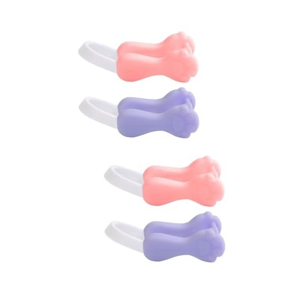 FRCOLOR 4 Pièces Pince À Nez Nez Vers Le Haut Clip De Mise En Forme De Levage Pince Nasale En Silicone Outil De Mise En Forme