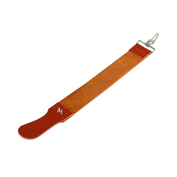 Cuir Courroie de Barbier Droit Rasoir Pliable Couteau Rasoir Aiguiseur Ceinture