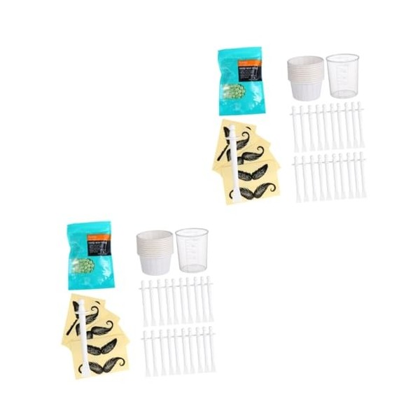 minkissy 1 Ensemble De Bâtons De Poils De Nez Grattoir À Cire Pour Le Visage