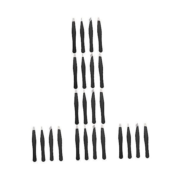 POPETPOP 4 Pièces Mini Pince À Sourcils Pince À Cils Poils Incarnés Pinces À Sourcils En Métal Professionnelle Tondeuse À Sou