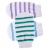 POPETPOP 3 Pièces Mitaines De Gommage De La Peau Mitaines Moussantes De Bain Gants De Bain Gants Exfoliants Gants De Douche G